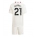 Manchester United Antony #21 Dětské Oblečení 3rd Dres 2023-24 Krátkým Rukávem (+ trenýrky)